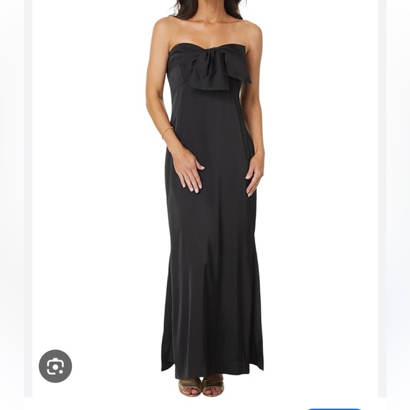 Nicole Miller Dresses & Skirts - Nicole Miller Satin Black Cocktail Dress